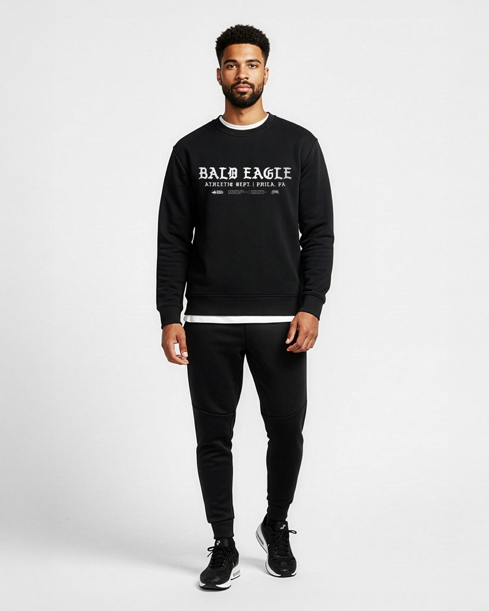 Zack Baun Bald Eagle Athletic Dept. Crewneck Model