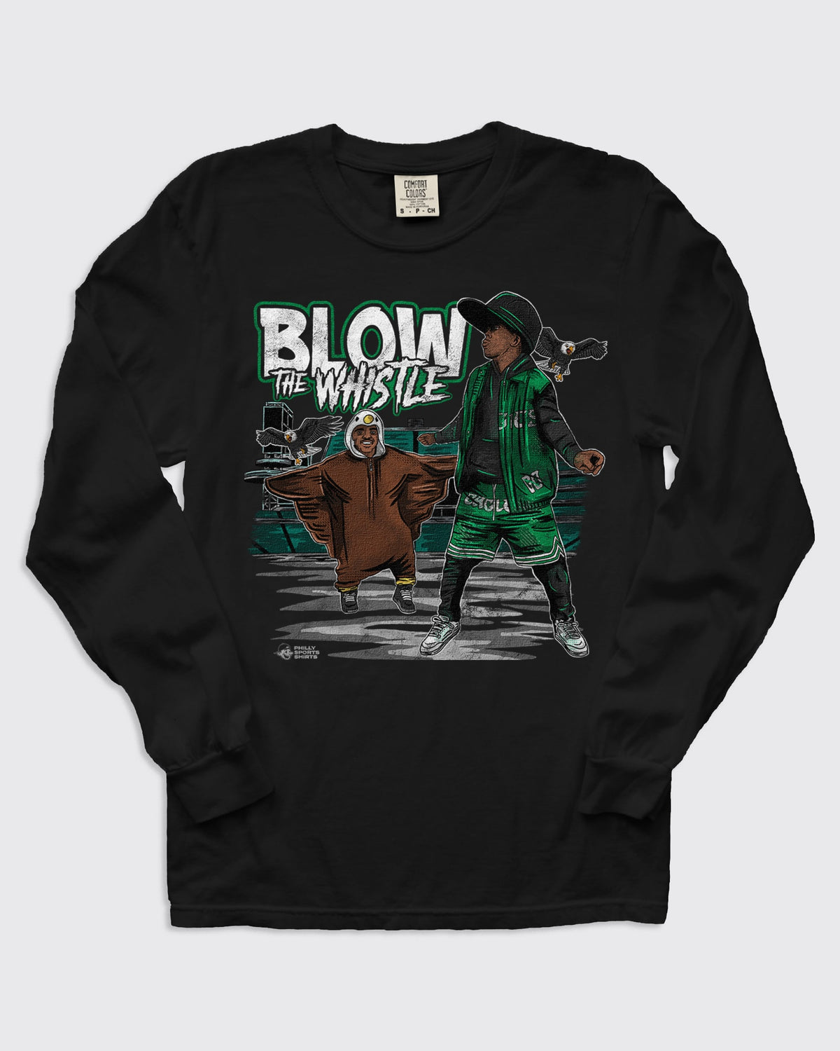 Blow The Whistle Gillie Long Sleeve Shirt Philly Sports Shirts Blow The Whistle Gillie Long Sleeve Shirt Philly Sports Shirts