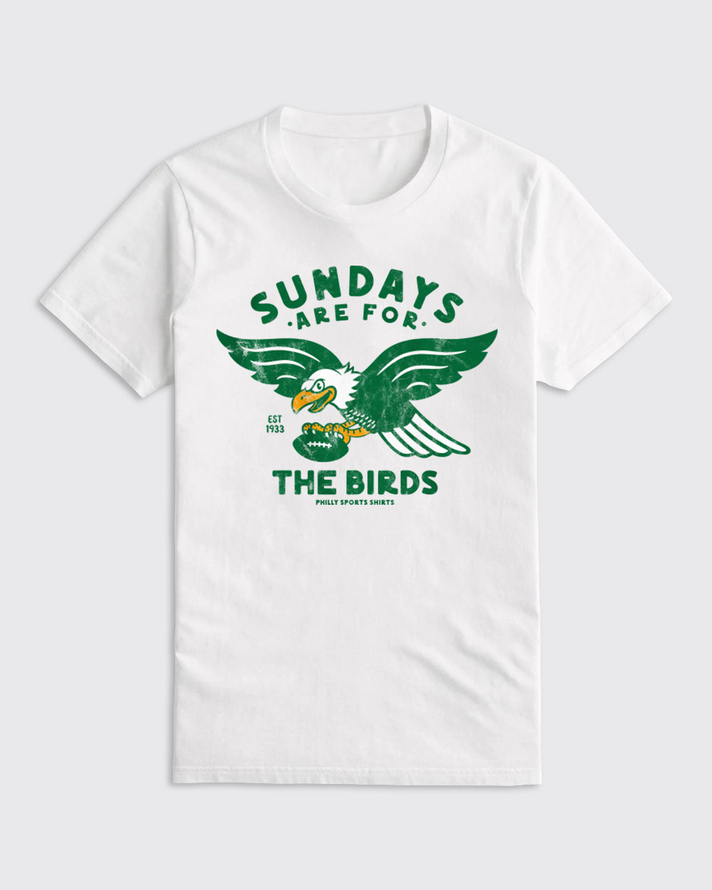 Sundays Are For The Birds Vintage Shirt - Eagles, T-Shirts - Philly Sports Shirts