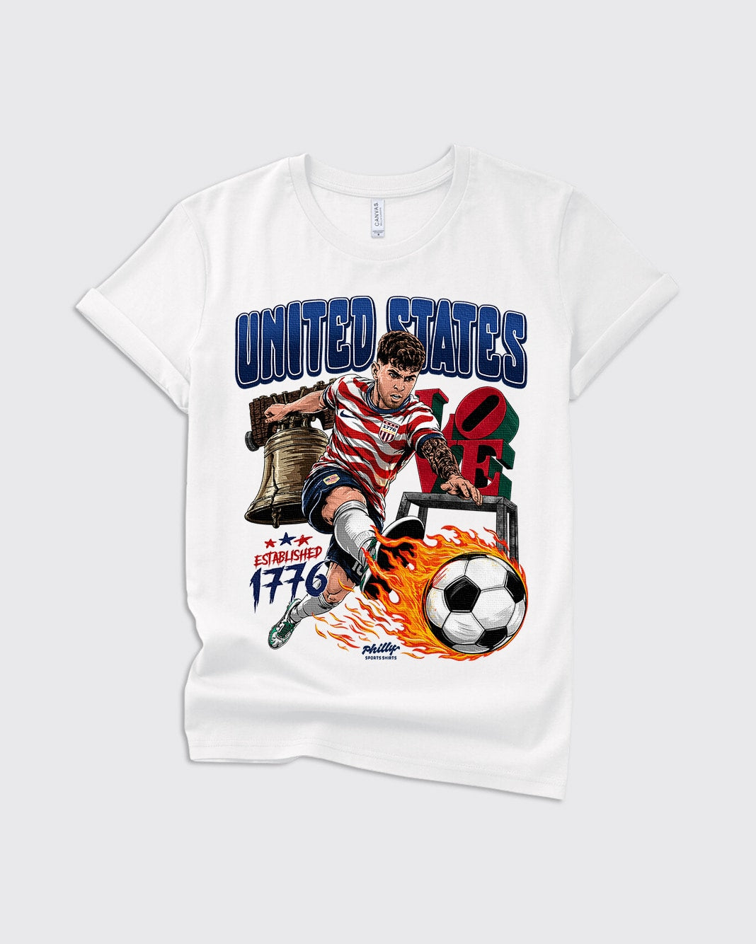 Kids Established 1776 Shirt