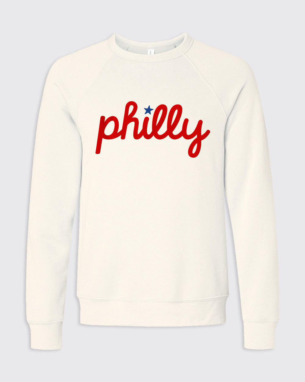 Vintage Philly Icon Script Crewneck - Crewnecks, Phillies - Philly Sports Shirts