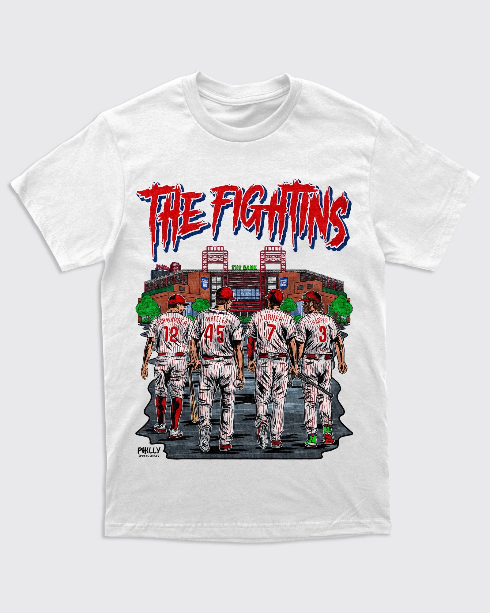The Fightins Defend The Bank Shirt White