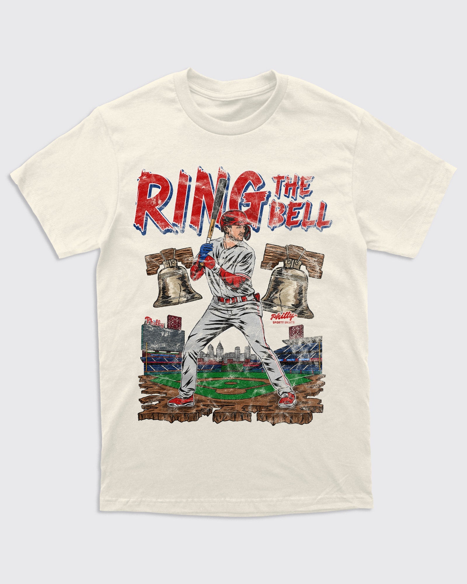 Ring The Bell - Trea Turner Phillies Shirt - Ivory