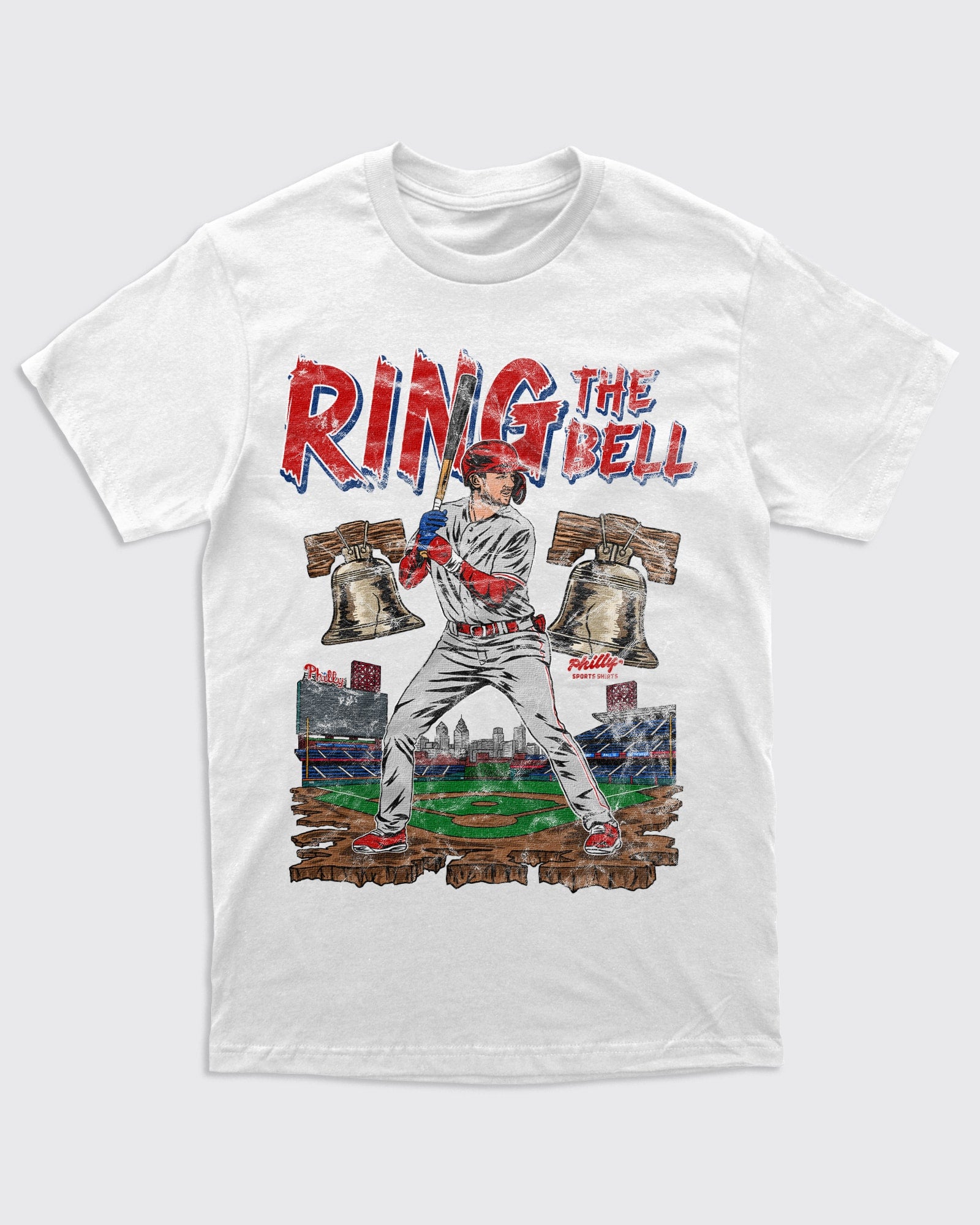 Ring The Bell - Trea Turner Phillies Shirt - White