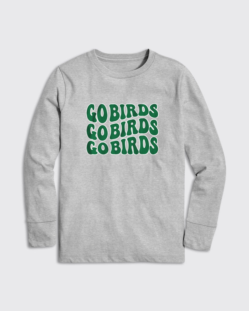 Kids Go Birds Long Sleeve - Eagles, Kids, Long Sleeve - Philly Sports Shirts