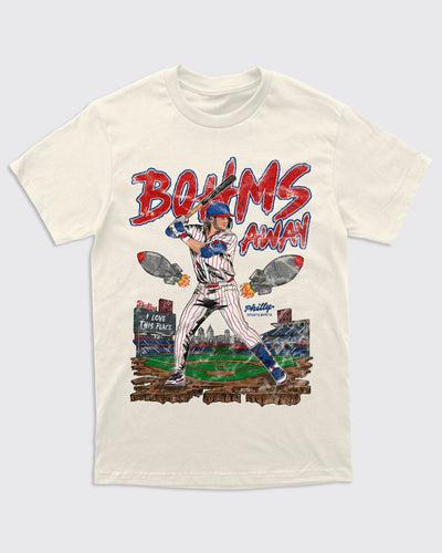 Bohms Away - Alec Bohm Phillies Shirt - Ivory