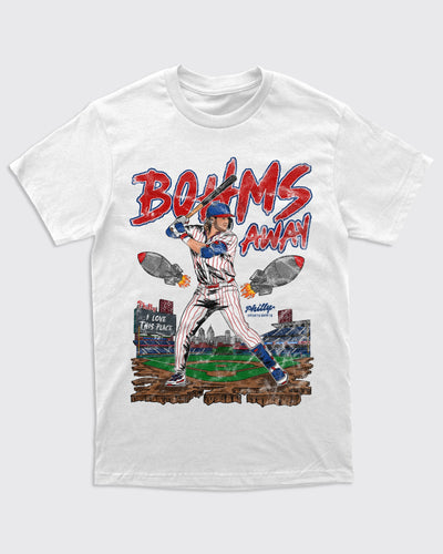 Bohms Away - Alec Bohm Phillies Shirt - White