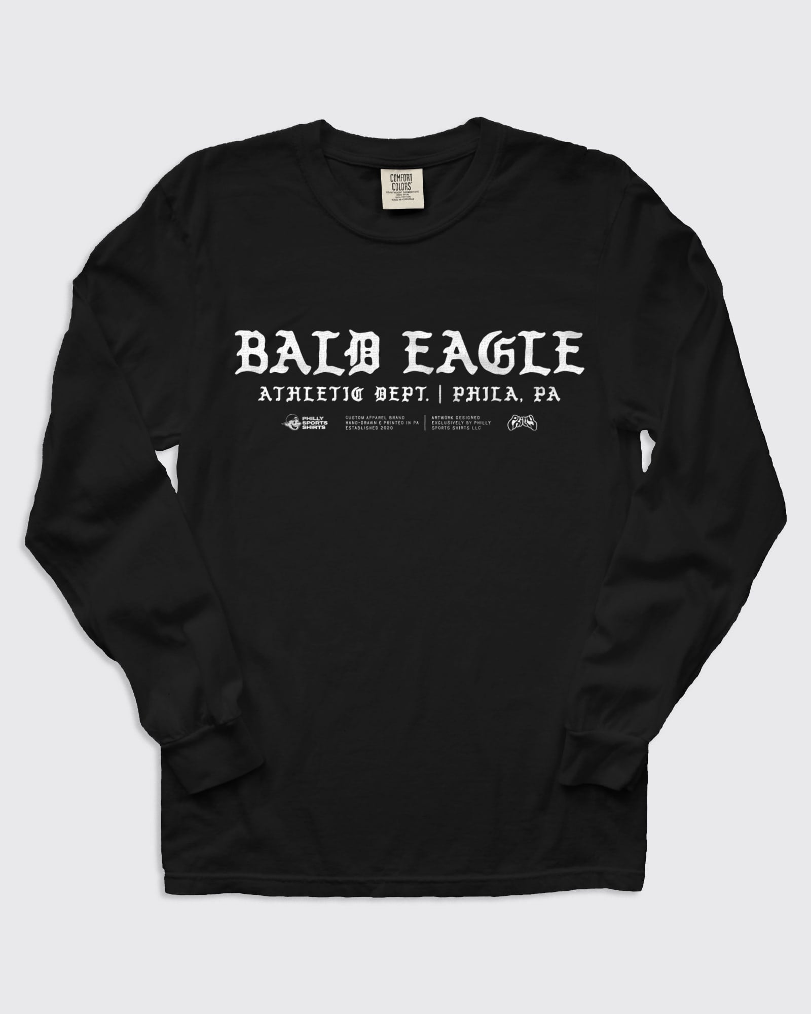 Zack Baun Bald Eagle Athletic Dept. Long Sleeve in Black