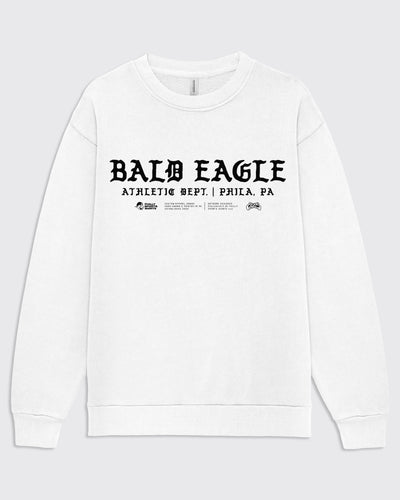 Bald Eagle Athletic Dept. Crewneck White