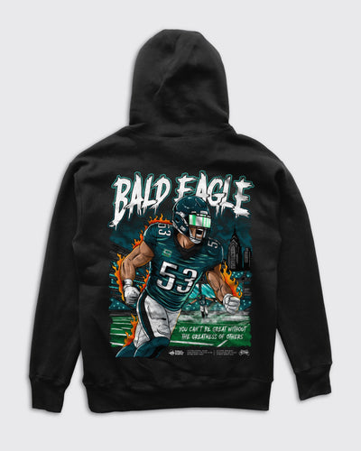 Zack Baun Bald Eagle Hoodie Back
