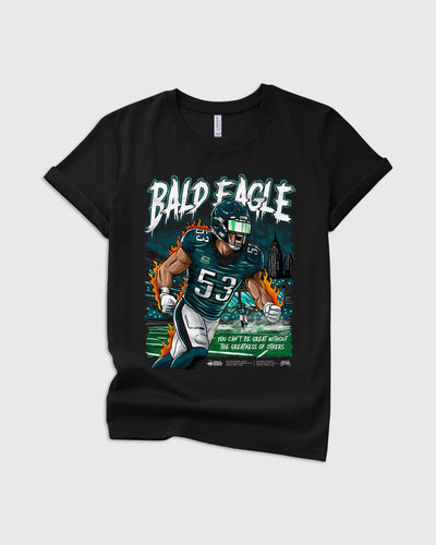 Kids Zack Baun Bald Eagle Shirt Black