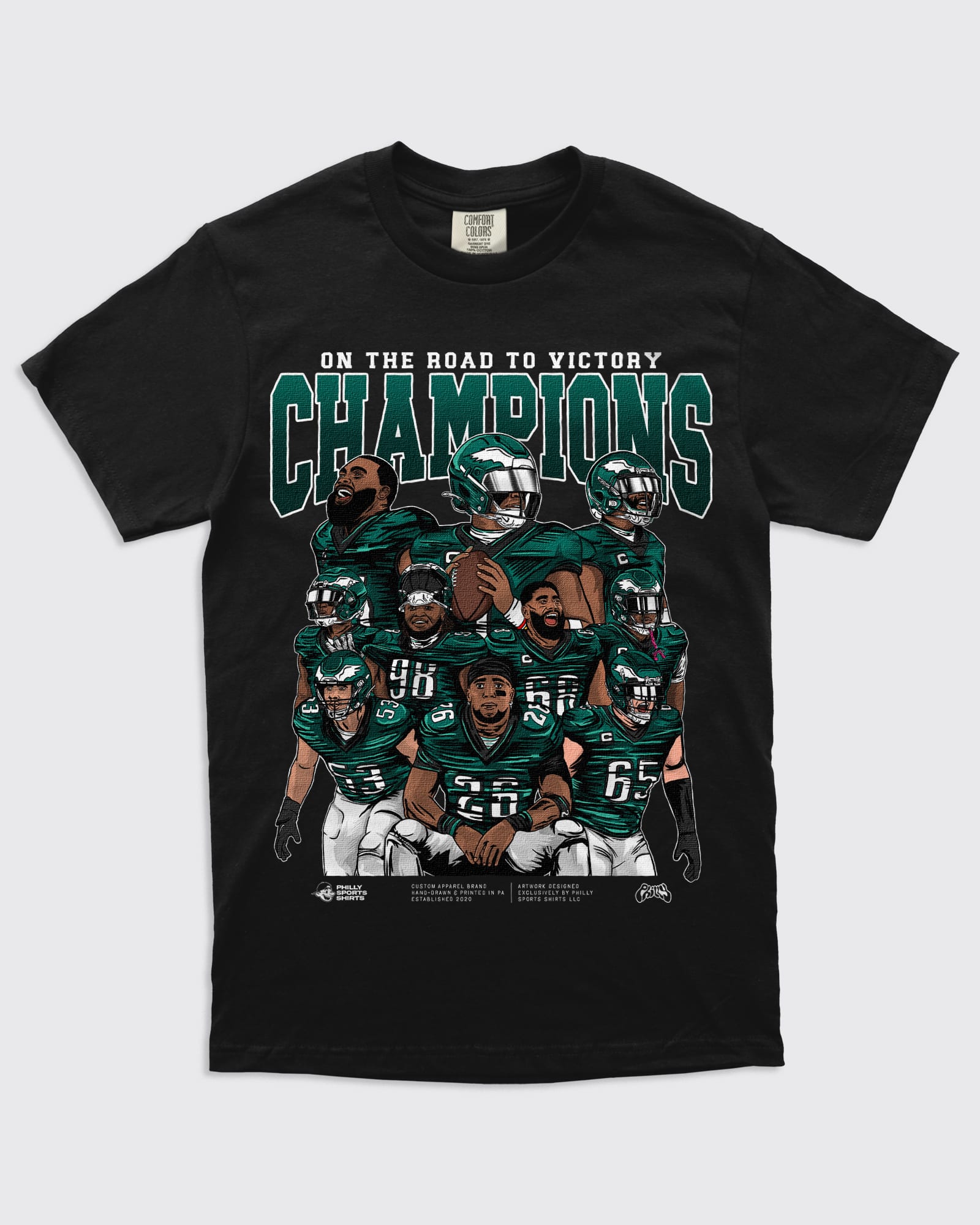 Eagles Super Bowl Shirt in Black