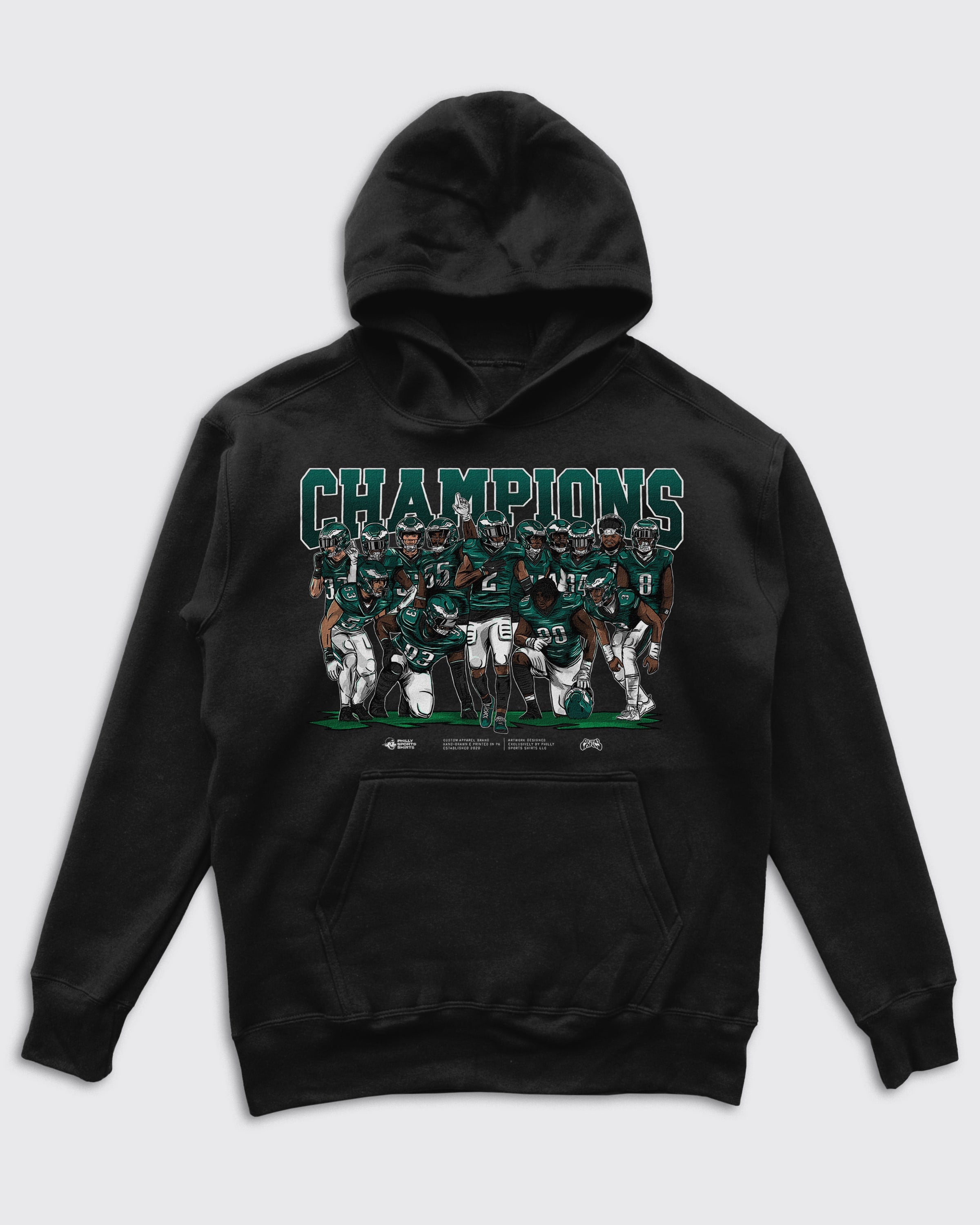 Defense Wins Championships Eagles Hoodie