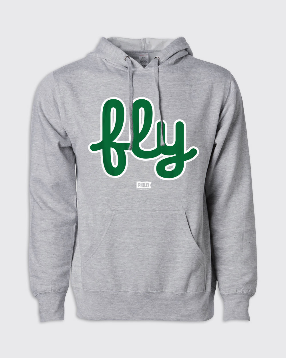 Philadelphia Eagles-Eagles Fly Hoodie-Grey-Philly Sports Shirts