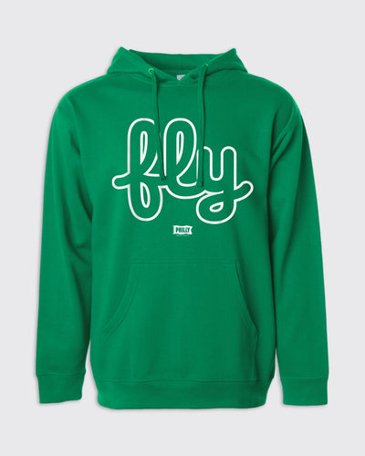 Ultra Fly Script Hoodie - Eagles, Hoodies, Limited Edition - Philly Sports Shirts