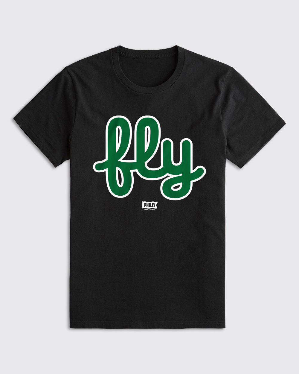 Philadelphia Eagles-Eagles Fly Shirt-Black-Philly Sports Shirts
