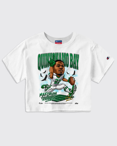 Women's Quinyonamo Bay Crop T-Shirt in White