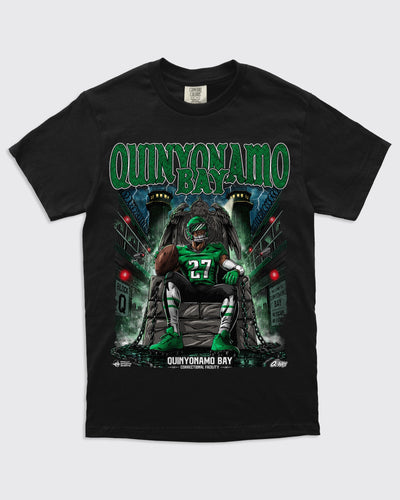 Quinyonamo Bay Eagles Shirt in Black