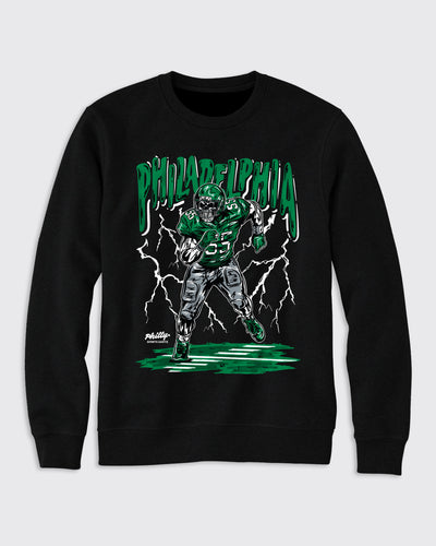 The Veteran Skelly Heavyweight Crewneck Sweatshirt - Closed, Crewnecks, Limited Edition - Philly Sports Shirts