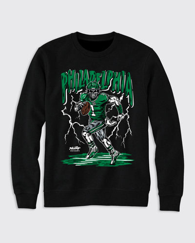 The New Breed Skelly Heavyweight Crewneck Sweatshirt - Closed, Crewnecks, Limited Edition - Philly Sports Shirts
