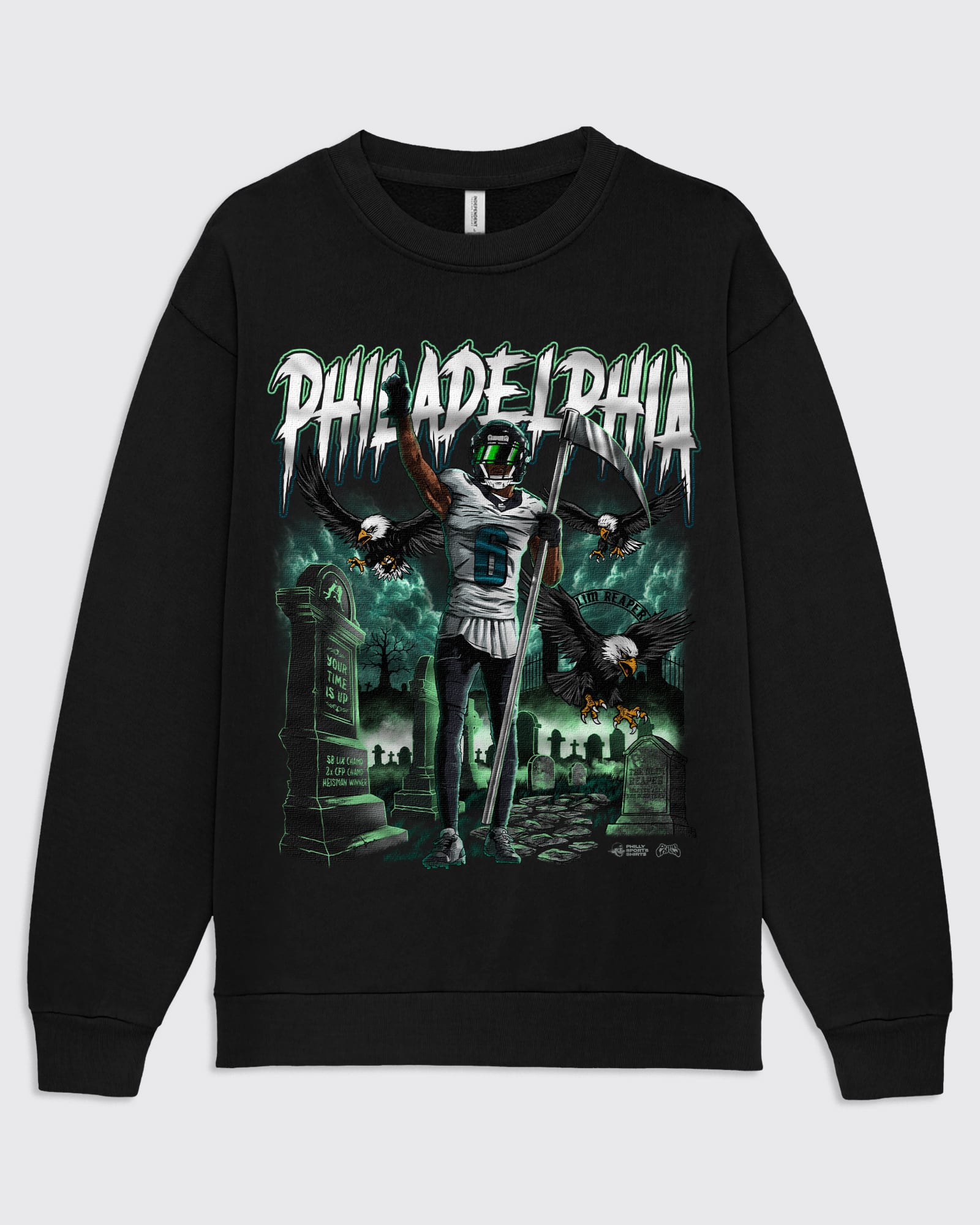 Devonta Smith Slim Reaper Crewneck