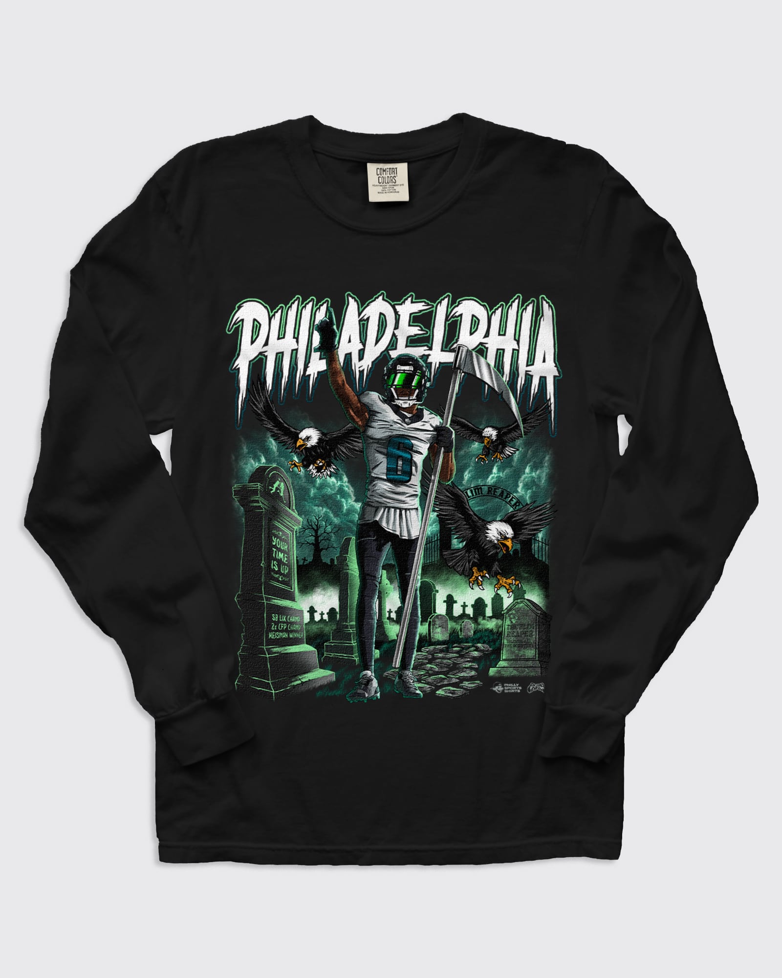 Devonta Smith Slim Reaper Long Sleeve Shirt