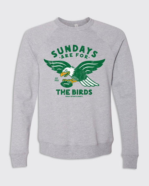 Philadelphia Football Sweatshirt, Sundays Are For The Birds