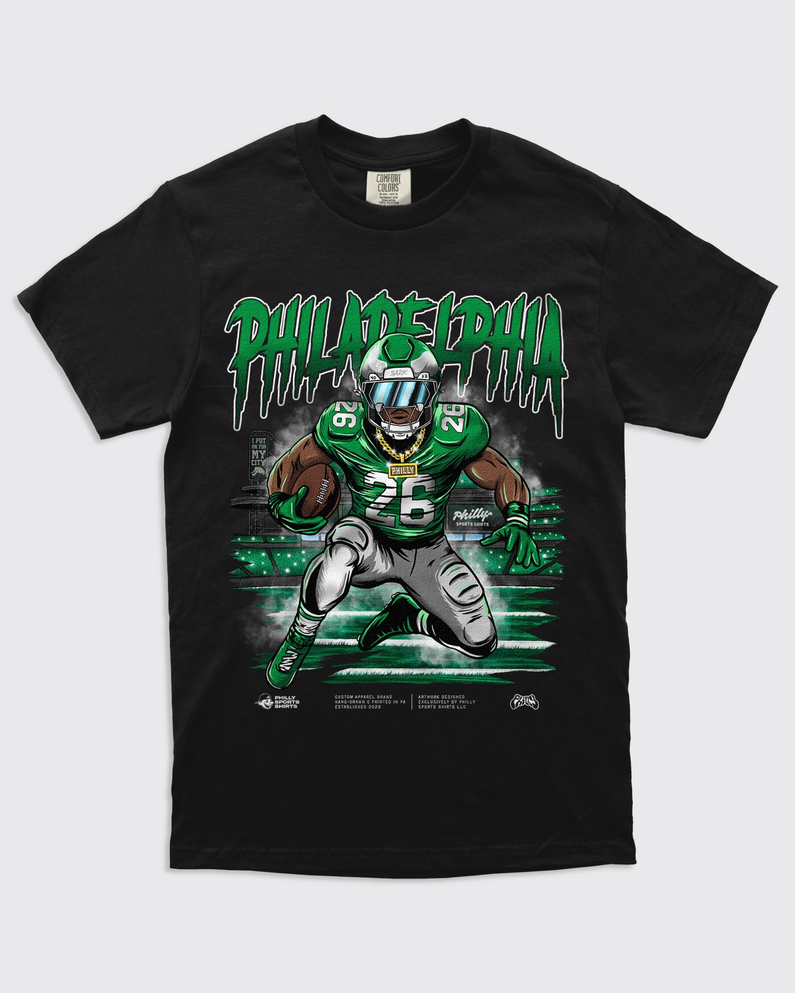 Two Six Saquon Barkley Eagles Shirt