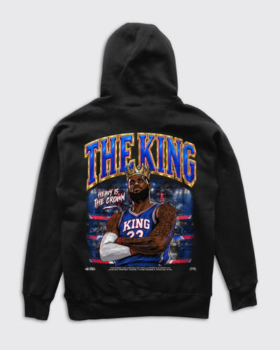 Back view of Philly Sports Shirts The King Lebron James Hoodie