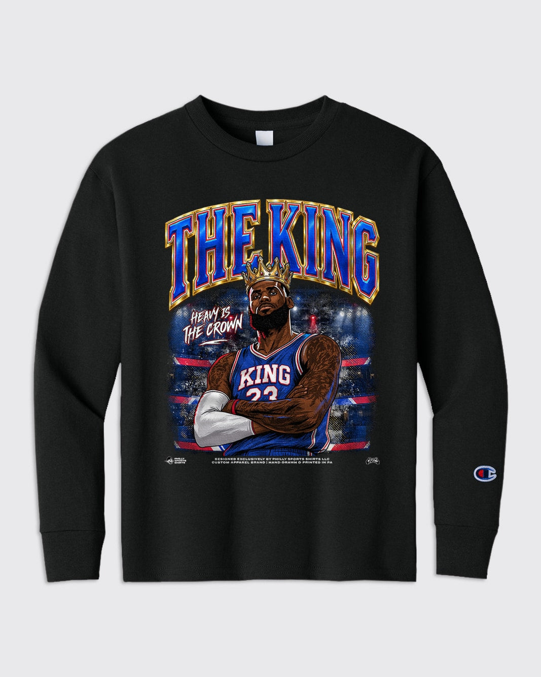 Kids Longsleeve Lebron James The King Shirt