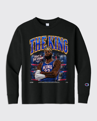 Kids Longsleeve Lebron James The King Shirt