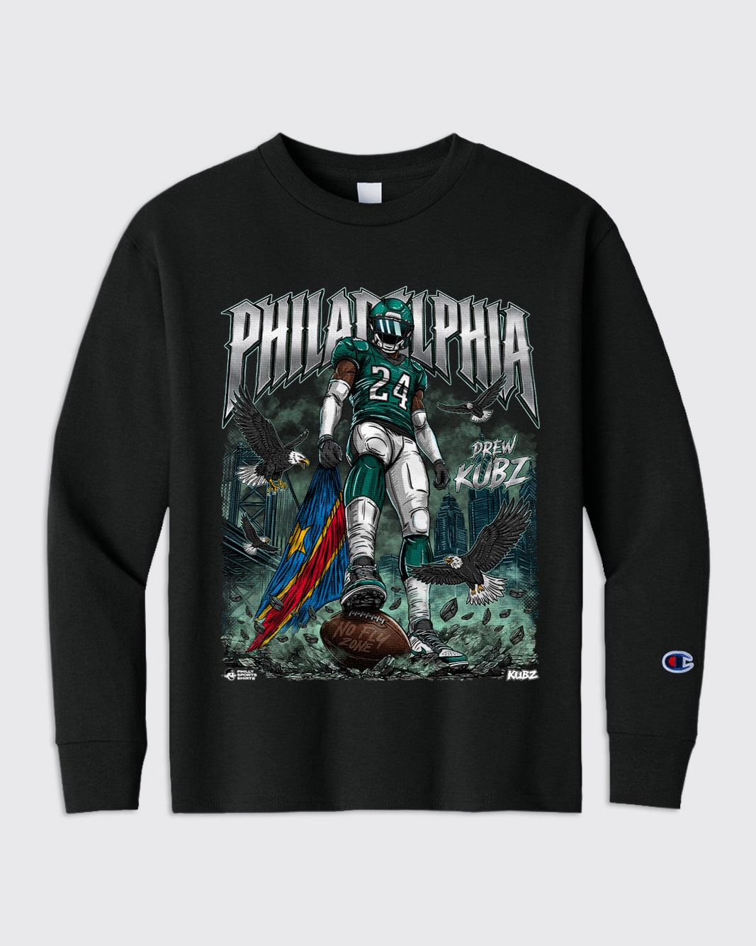Andrew Mukuba No Fly Zone Long Sleeve Shirt