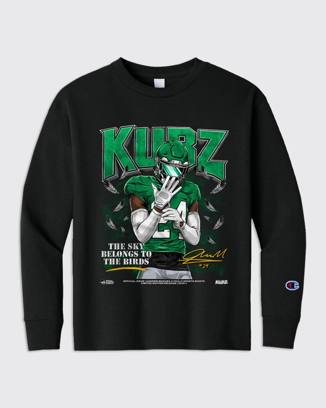 Kids Andrew Mukuba Kubz Long Sleeve Shirt