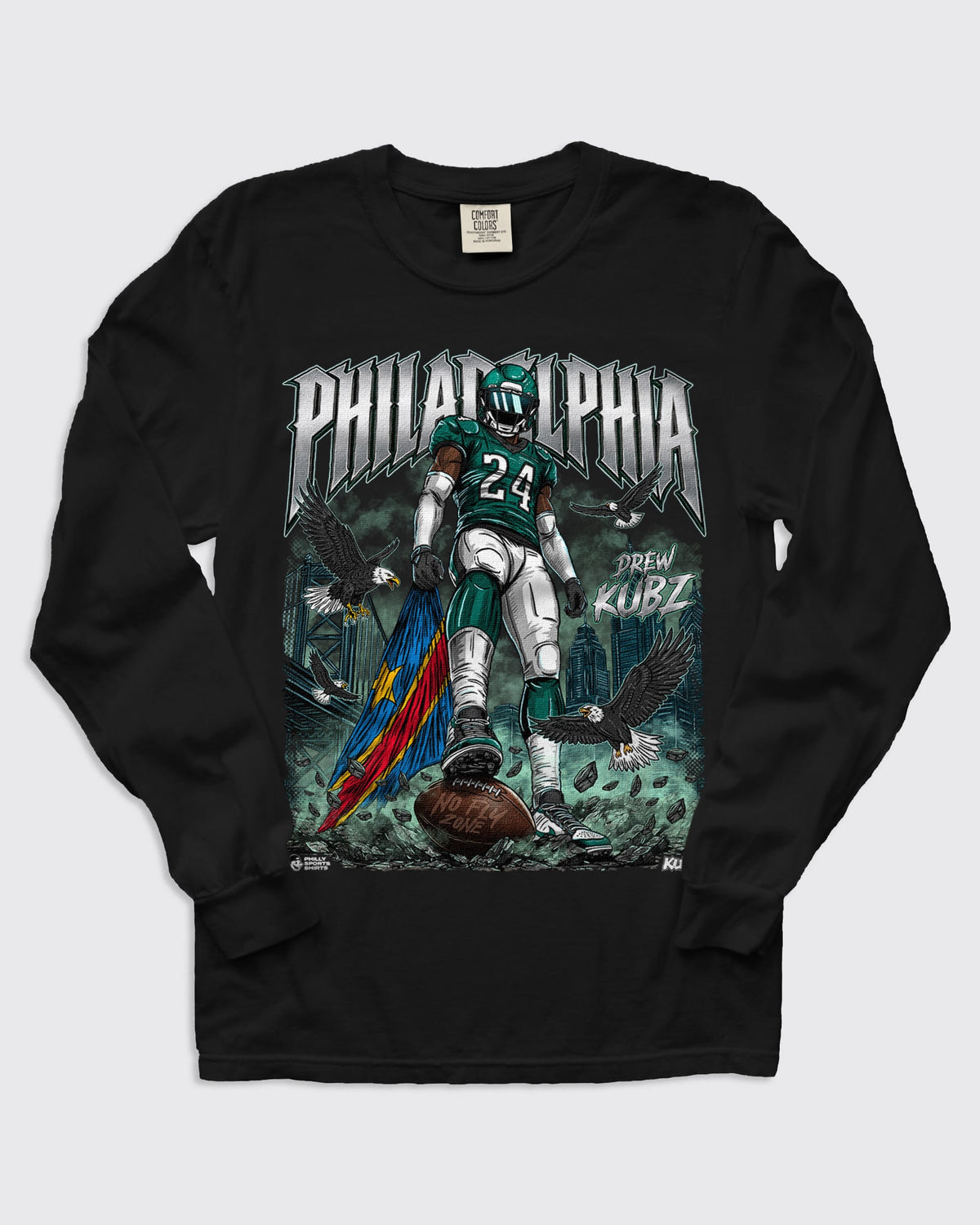 Andrew Mukuba No Fly Zone Long Sleeve Shirt