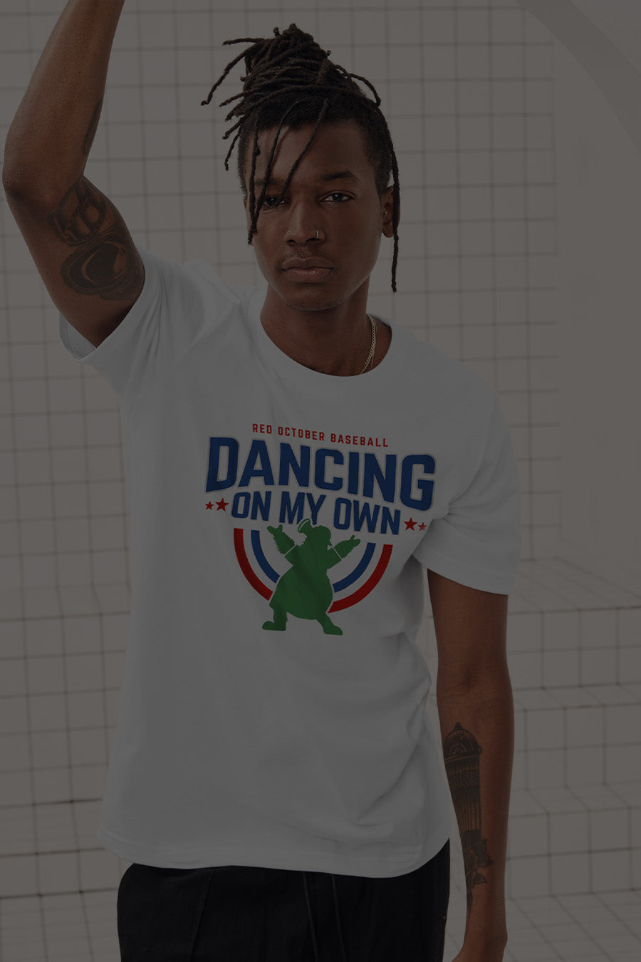 Phillies Take October Shirt Dancing On My Own Phillies Take October 2023 T- Shirt Red October Phillies Shirt - Trendingnowe