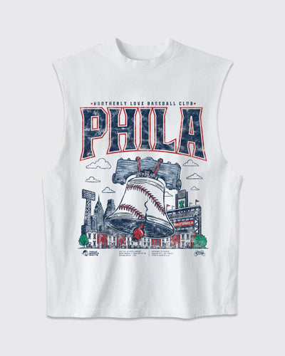 Vintage Phillies Tank in White