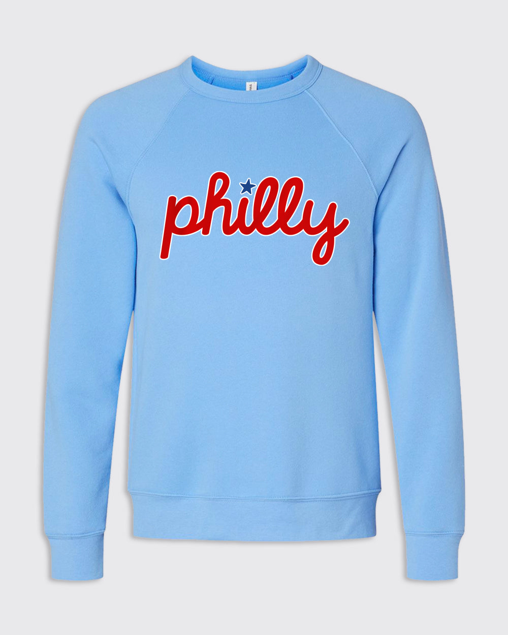 Vintage Philly Icon Script Crewneck - Crewnecks, Phillies - Philly Sports Shirts