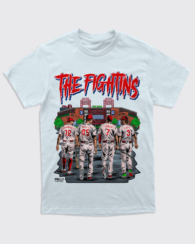 The Fightins Defend The Bank Shirt Baby Blue