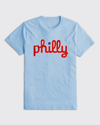 Philly Legendary Script Shirt - Phillies, T-Shirts - Philly Sports Shirts