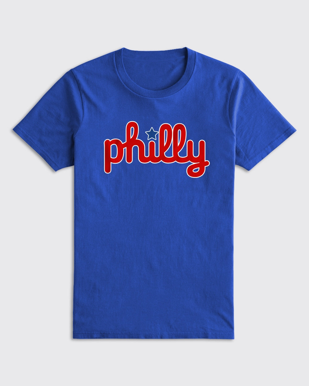 Philadelphia 76ers-Philly Legendary Script Shirt-True Royal-Philly Sports Shirts