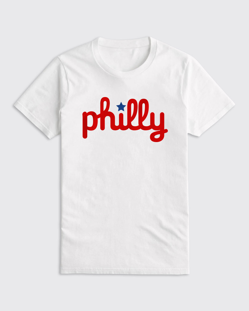 Mens Philadelphia Phillies Pride Graphic T-Shirt - White