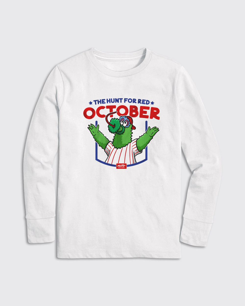 Kids Hunt For Red October Long Sleeve - Kids, Long Sleeve, Phillies - Philly Sports Shirts