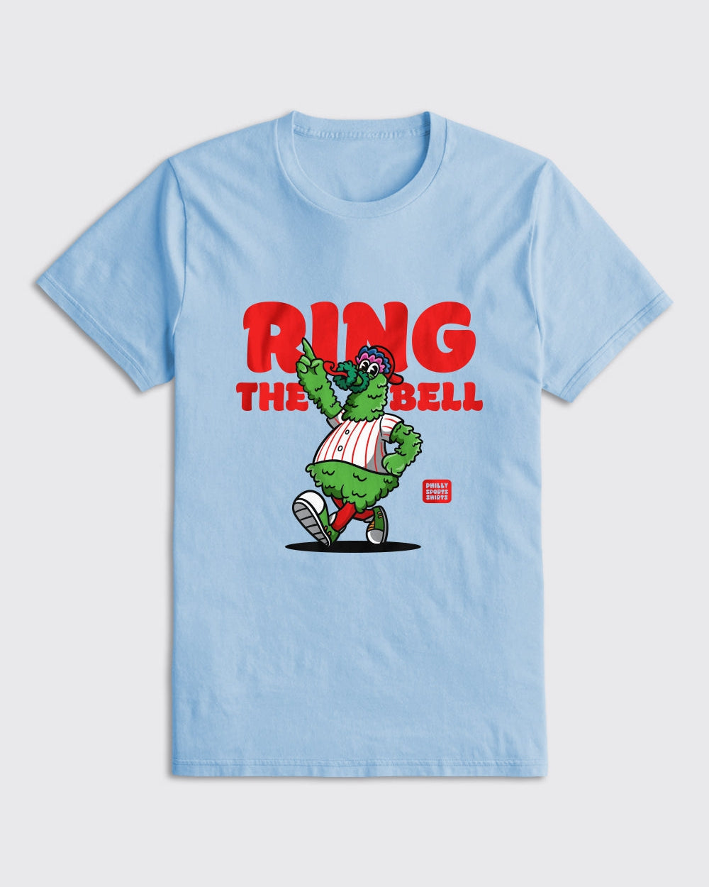 Philadelphia 76ers-Ring The Bell Shirt-Baby Blue-Philly Sports Shirts