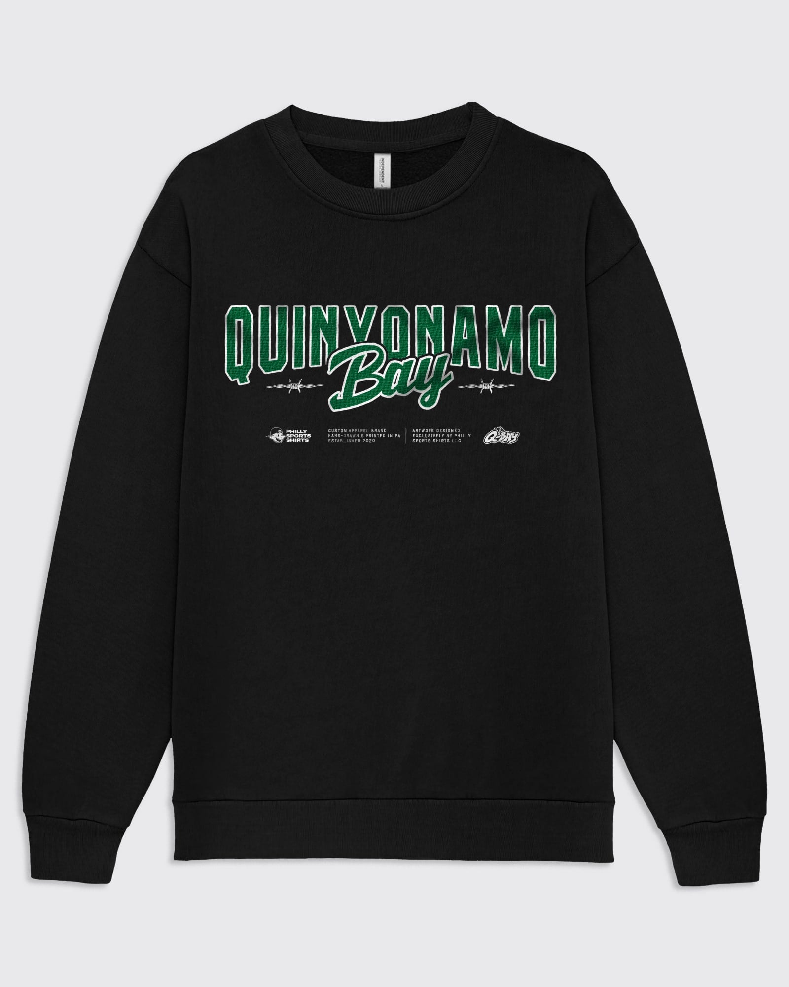 Quinyonamo Bay Crewneck in Black