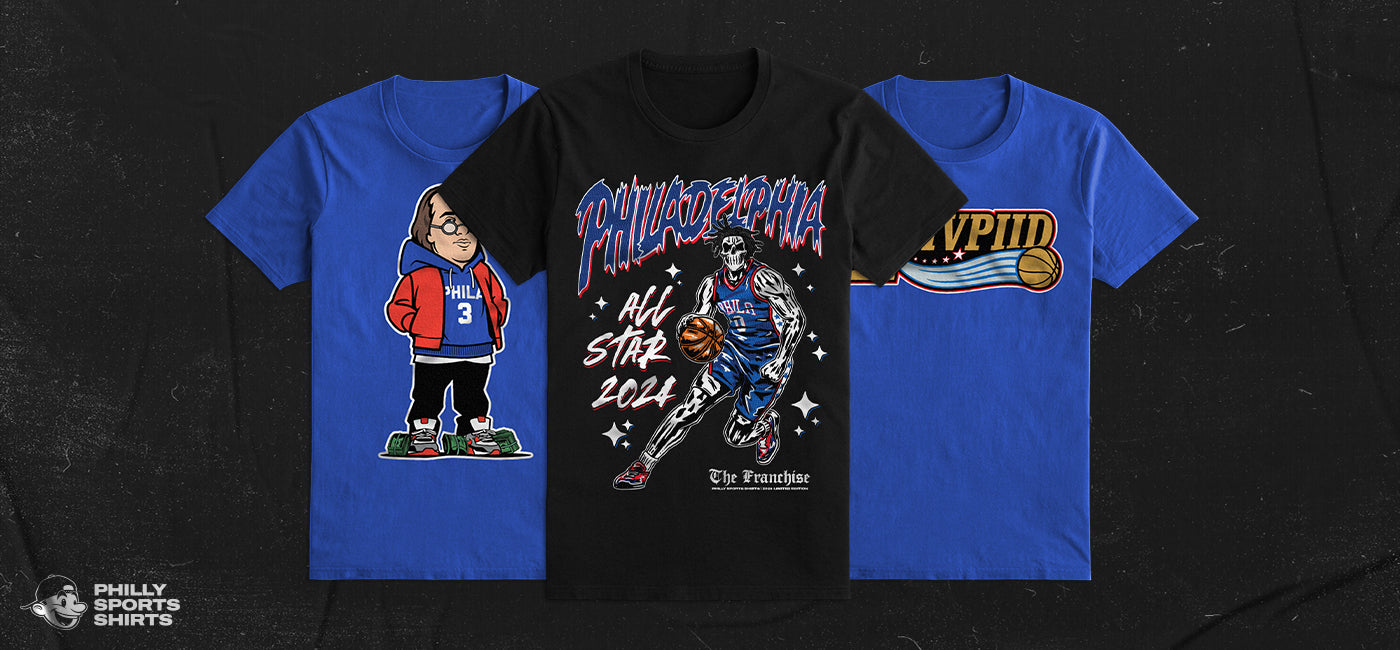 Ben Franklin Sixers Long Sleeve - Philly Sports Shirts