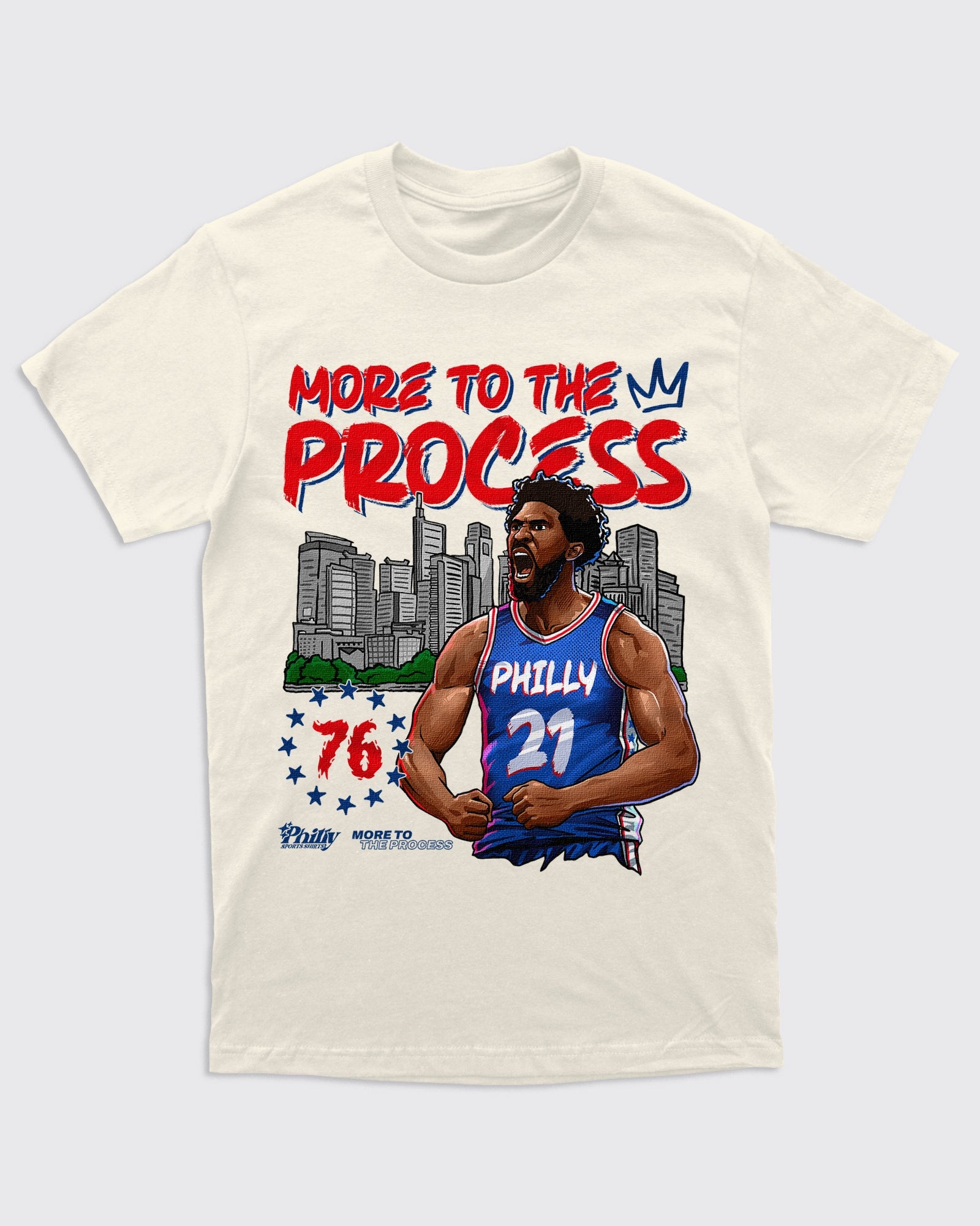 More To The Process Joel Embiid Shirt - Philly Sports Shirts