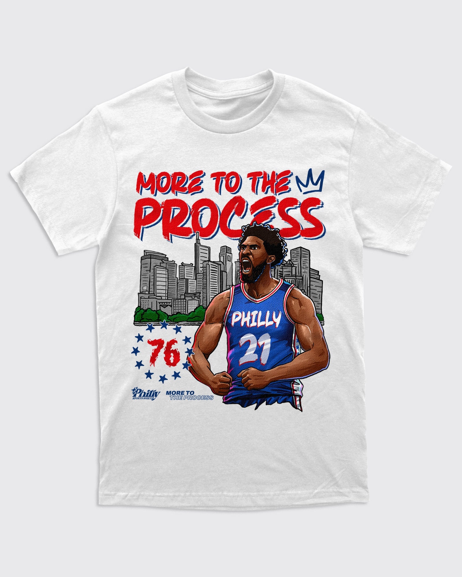 More To The Process Joel Embiid Shirt - Philly Sports Shirts