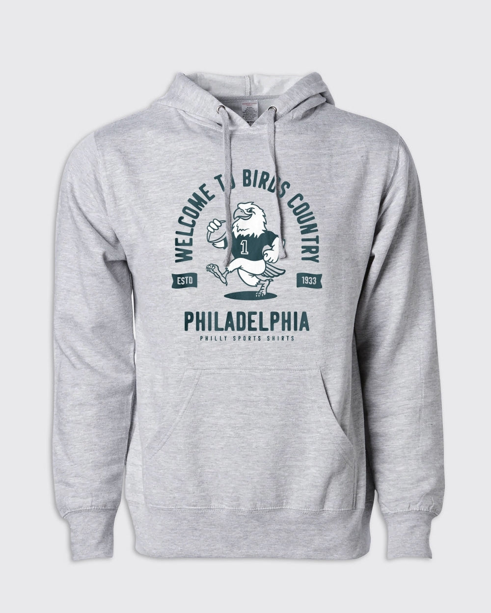 Welcome To Birds Country Hoodie - Eagles, Hoodies - Philly Sports Shirts
