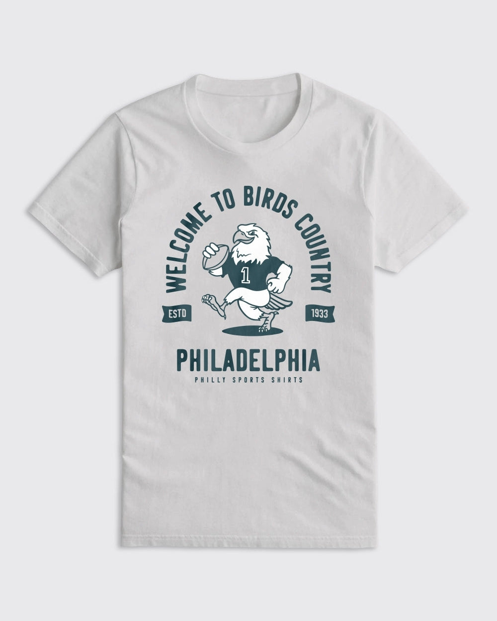Philadelphia Eagles-Welcome To Birds Country Shirt-S-Philly Sports Shirts