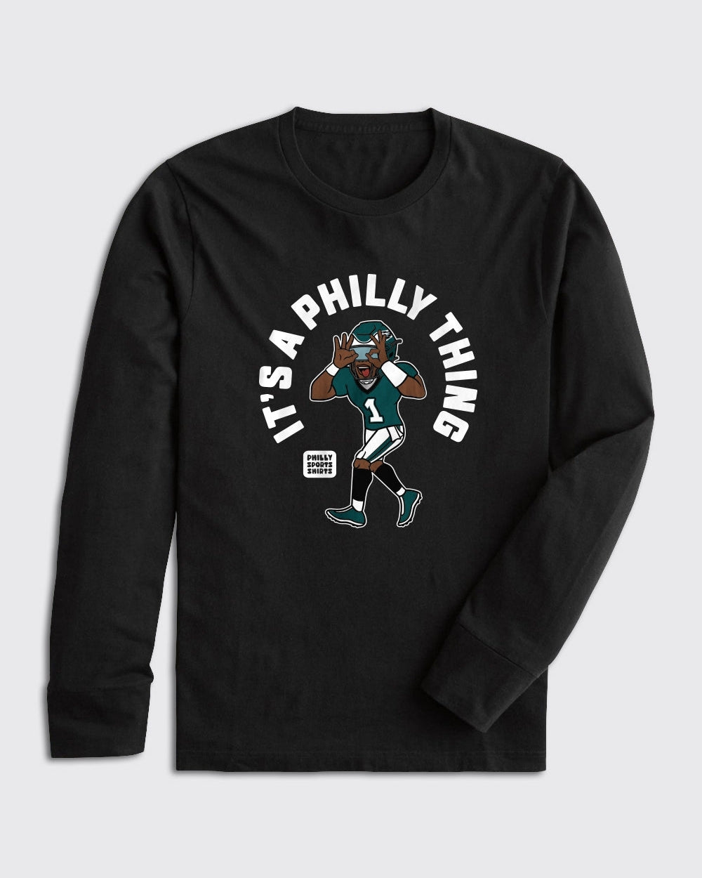 Philadelphia Eagles-It's A Philly Thing Long Sleeve-Black-Philly Sports Shirts